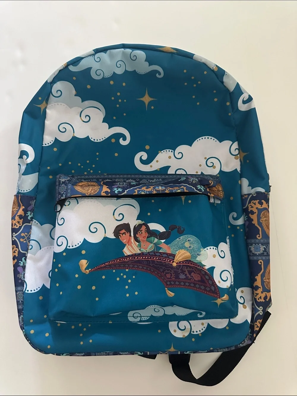 Disney Aladdin Jasmine Magic Carpet Print Kids School Backpack
